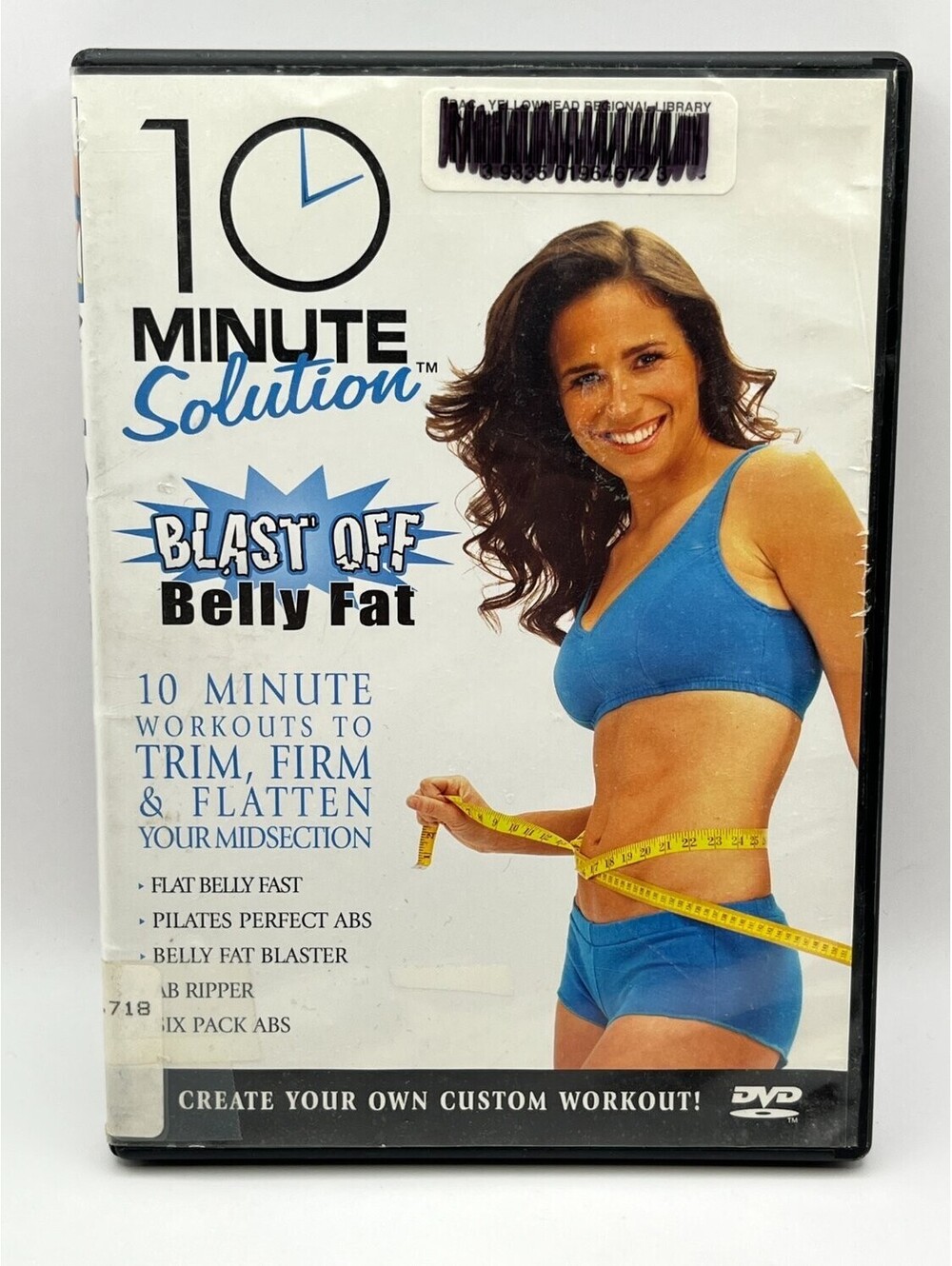 10 Minute Solution: Blast Off Belly Fat DVD Suzanne Bowen 2007 Fitness